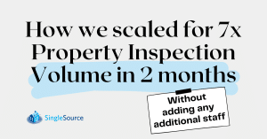 How we scaled for 7x Property Inspection Volume in 2 months graphic
